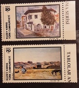 CYPR TURECKI 1984 malarstwo piękna seria 
