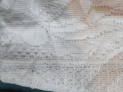 Stare firany obrusy PRL vintage