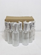 Butelki szklane matowe z atomizerem srebrnym 10 sztuk 100ml