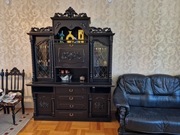 Komplet mebli z drzewa hebanowego plus stół i kanapa rozkładana