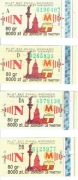 Warszawa, 4 Bilety  ZTM  80gr/8000zł - Różne serie !!! 