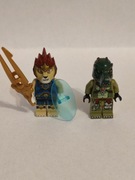 Lego figurki 2 sztuki chima laval craggerfigurka