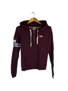 Bluza damska rozpinana Victoria secret bordowa z logiem s