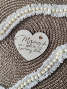 Tekturka dzień mamy dzień matki serce grawer napis 