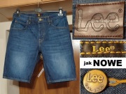 krótkie spodenki jeans LEE 5 POCKET W32 pas 86 87 - 88 89 90 j. NOWE