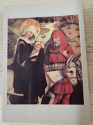 Pocztówka Boże Narodzenie Ucieczka do Egiptu. Poliptyk Dominikański 