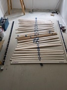 Stelaż łóżka, 140 cm x 200 cm, szczebelki pod materac