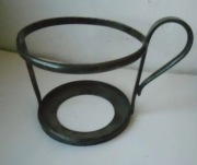 Secesja uchwyt koszyk do szklanki.Sygn."Apollo"