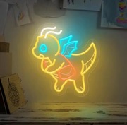 NEON SMOK LAMPKA LED DEKORACJA ŚCIENNA USB 