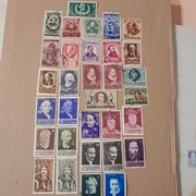 Rumunia   Działacze  znaczki stare różne 