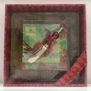 Zestaw dekoracyjny do sera i masła Cypress Home deska serwetki szpatułka