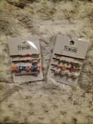 Zestaw spinek wsuwki ozdobne 8 szt