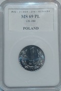 1 złoty 1980 PRL (PCG MS69)