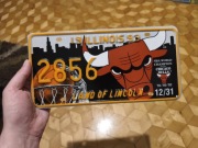 Tablica rejestracyjna USA Chicago bulls Illinois 
