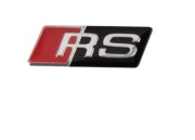 Naklejka Znaczek AUDI RS SLINE Emblemat Kierownicę Kluczyk logo 27mm x 9mm