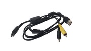 Kabel do aparatu Sony 2xRCA (CINCH)+USB A - AV