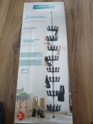 Czarny stojak na buty marki Livarno Living