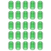 LEGO 6238046 3062b Klocek okrągły 1x1 beczka Trans Green Zielony 25szt