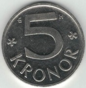 Szwecja 5 koron kronor 2004 - 28,5 mm - nr 4