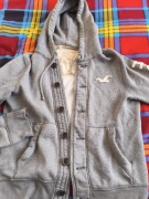 Bluza szara hollister roz. L