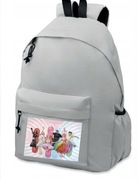 Plecak szkolny szary genzie