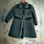 Płaszczyk hand made dla dziewczynki, rozm. 110