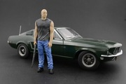 Dominic Toretto (Vin Diesel) F-F Figurka 1:18 Chevrolet Chevelle LS6 ACME