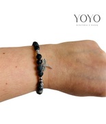 Bransoletka z jaspisu black silk