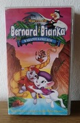Bernard i Bianka - bajka Disney. Kaseta VHS. 