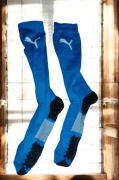 Skarpety sportowe Getry piłkarskie Puma r 42-44 niebieskie bawełna