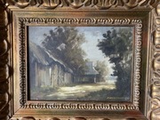 Jarosław Wojtkowiak - pejzaż wiejski olej płótno