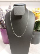 SREBRNY ŁAŃCUSZEK 925 BEZ ZDOBIEŃ