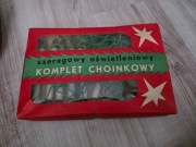 Szeregowy oświetleniowy komplet choinkowy typ J-83/P "Jedność" PRL