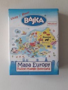 Puzzle Małego Bystrzaka z mapą świata