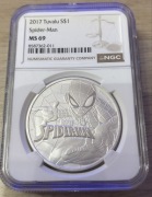2017 Spiderman NGC MS 69 1$ 1 uncja srebro
