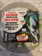 Batman Arkham Asylum, Max Payne, Shadows on the Vatican Akt 2