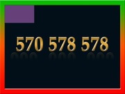 570 578 578 ZŁOTY NUMER STARTER PLAY NA KARTĘ PREPAID 