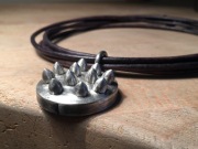 Naszyjnik - Kolczatka - Srebro - Kuźnia Wrocław.