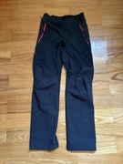 Spodnie softshell dla dziewczynki grafitowe Decathlon 146