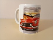 Kubek 330 ml biały Cadillac Series 62 Oldschool samochód auto prezent