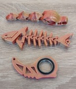 Zestaw keyrambit+flexi rekinek+flexi czaszka