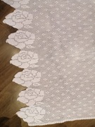 Firanka szydełkowa ręcznie robiona 