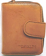 Pojemny portfel damski tzw. ,,Bułka" - Brązowy.