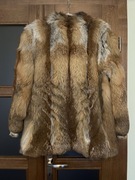 Kurtka z naturalnych lisów rozmiar L