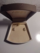 Kolczyki z diamentami białe złoto APART