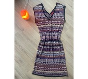 Ekskluzywna sukienka Missoni Lindex wiskoza 100%