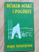 Beskid Niski i Pogórze mapa turystyczna 