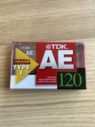 Kaseta TDK AE 120 Japan