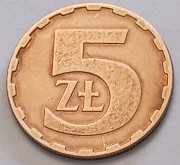 5 zł złotych 1985 r. ładna