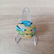 Holograficzna Przypinka HOLO handmade Pokémon Pichu 32 mm